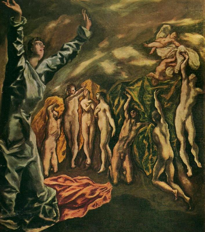 El Greco the vision of st. john china oil painting image